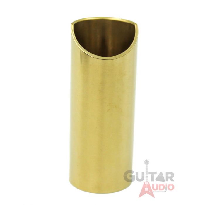 The Rock Slide, Polished Brass Guitar Slide, Small