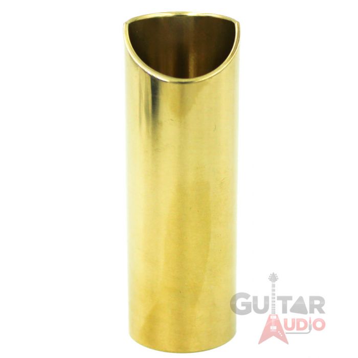 The Rock Slide, Joey Landreth Guitar Slide, Polished Brass