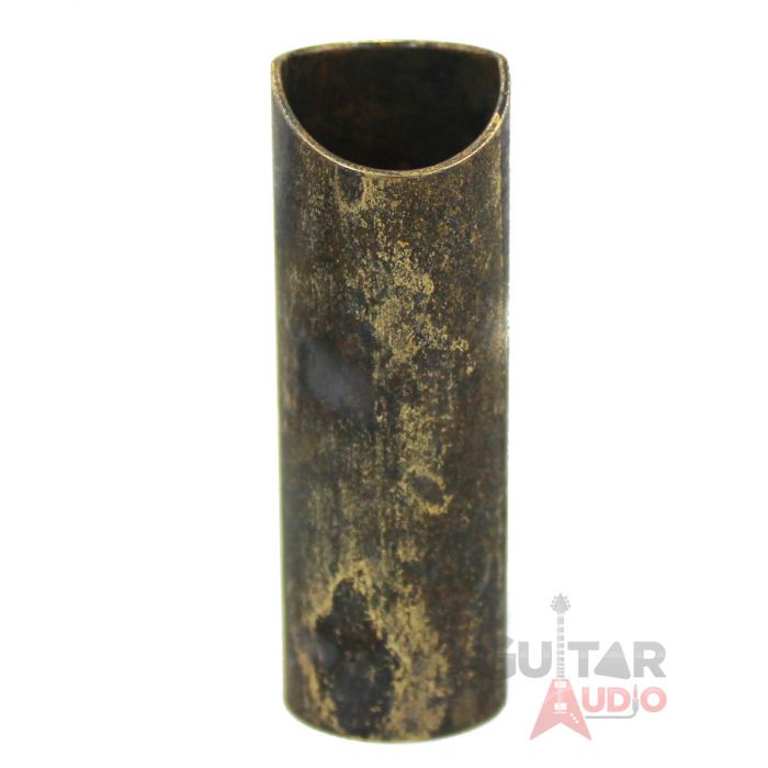 The Rock Slide, Joey Landreth Guitar Slide, Aged Brass