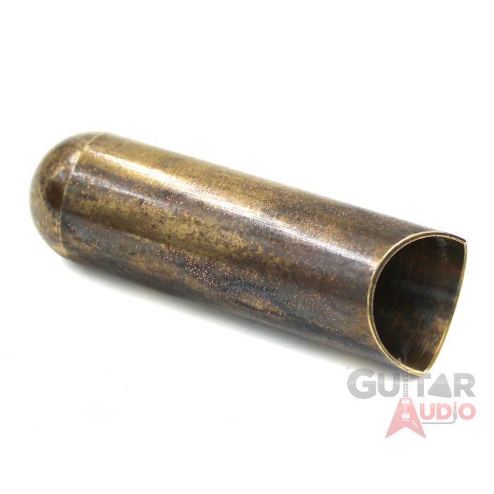 The Rock Slide, Ariel Posen Guitar Slide, Aged Brass