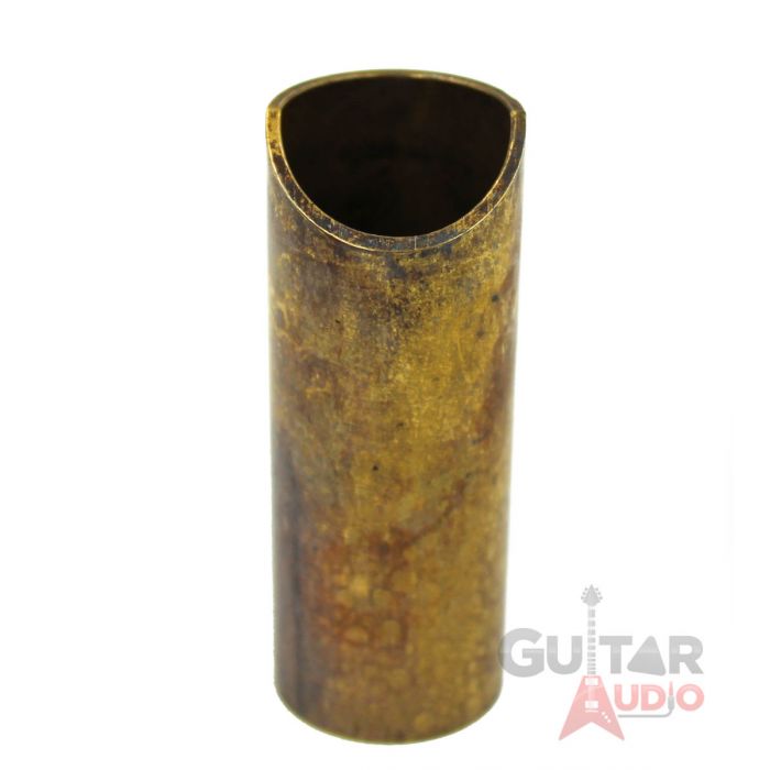 The Rock Slide, Swamp Slide, Aged Brass Guitar Slide, Medium