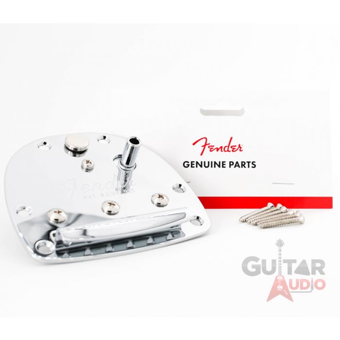 Genuine Fender Classic Player Jazzmaster/Jaguar Tremolo Tailpiece with Screws