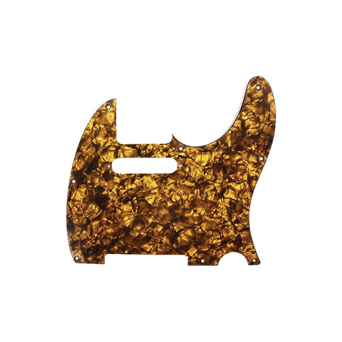 D'Andrea Pro Telecaster/Tele 8-Hole Guitar Pickguard - Gold Pearl, DPP-TL-GOP