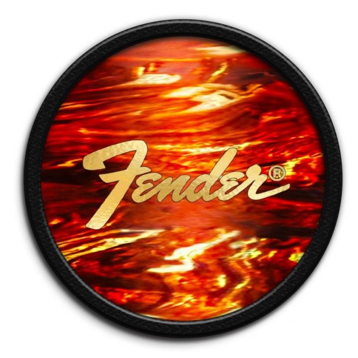 Thalia X Fender Pick Puck, Guitar Pick Holder, Tortoise/Gold Perine Logo