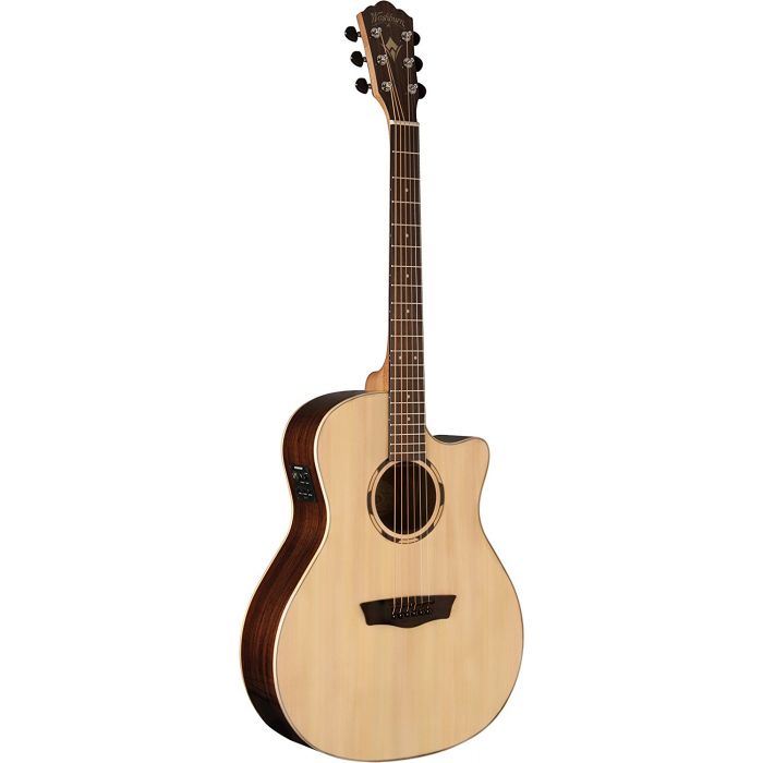 Washburn Woodline WLO20SCE Orchestra Cutaway Acoustic-Electric Guitar - Natural