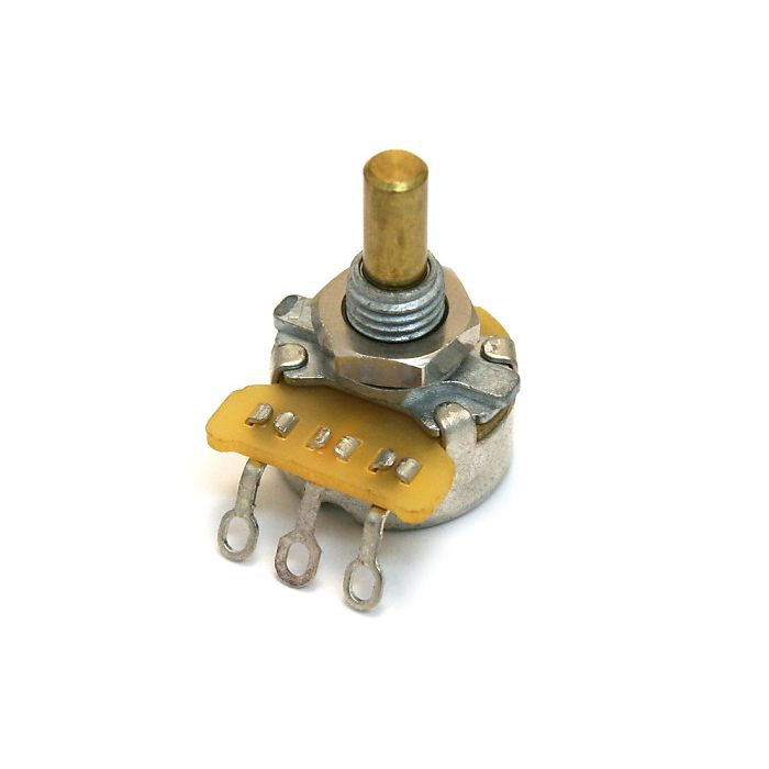 Genuine Fender 50K Linear Mini Guitar Pot Potentiometer - Solid Shaft