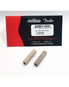 Genuine Fender Walnut Bi-Flex Truss Rod Wooden Dowels Cavity Plugs (Set of 2)