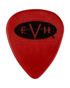 EVH Signature Series Guitar Picks (6), 1.00mm, RED/BLACK, 022-1351-205