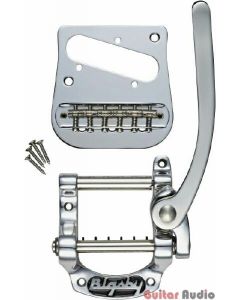 Bigsby B5 Fender Telecaster Tele Guitar Vibrato Tailpiece Kit w/ Bridge - CHROME