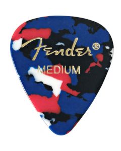 Fender 351 Classic Celluloid Guitar Picks - CONFETTI, MEDIUM 144-Pack (1 Gross)