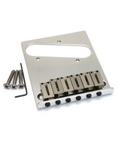 Genuine Fender American Standard Series 6-Saddle Tele Telecaster Bridge - CHROME