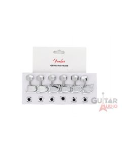 Genuine Fender CHROME '70s F Tuners Strat/Tele Stratocaster/Telecaster Machines