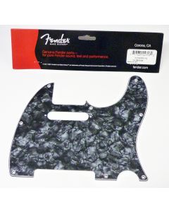 Genuine Fender Standard Tele/Telecaster Guitar Pickguard - BLACK MOTO PEARL