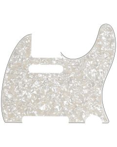 Genuine Fender American Standard Tele/Telecaster Guitar Pickguard - WHITE MOTO