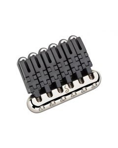 Schaller Germany Hannes 6-String Guitar Bridge - NICKEL, 12010100