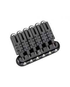 Schaller Germany Hannes 6-String Guitar Bridge - BLACK, 12010400