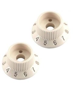 Fender Strat Switch Knob, Aged White, f/ S-1 Switch/Pots, 005-9267-030