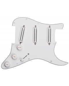 SEYMOUR DUNCAN Triple Rails Loaded/Prewired WHITE Pickguard for Strat