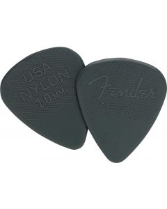 Genuine Fender Nylon Guitar Picks (12 Pack/Dozen) - 1.00mm, Gray