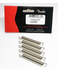 Genuine Fender (5) Nickel Vintage Tremolo Strat Guitar Bridge Tension Springs