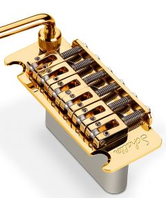 Schaller Germany Vintage Tremolo with Roller Saddles for Fender Strat, GOLD