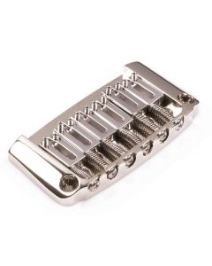 Hipshot Ibanez Gibraltar Replacement Hi-Mass Bridge 6-String, NICKEL 4IBG06N