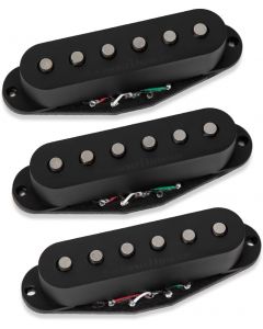 Seymour Duncan Hot Chicken Strat/Stratocaster Complete Pickup Set, BLACK