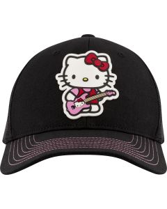 Fender X Hello Kitty Official Logo Patch Hat, Black, One Size Fits Most