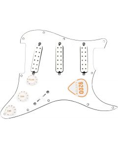 920D Fiesta Polyphonics WHITE Loaded Pickguard 7-Way/2-Toggle for Fender Strat