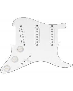 920D Custom Fiesta Pickups Late 60s WHITE Loaded Pickguard for Jimi-Style Strat