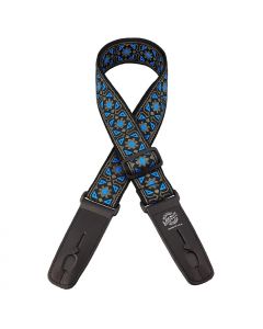 Lock-It Retro Vintage 2" Guitar Strap, Minstrel Blue, LIS-067-ML