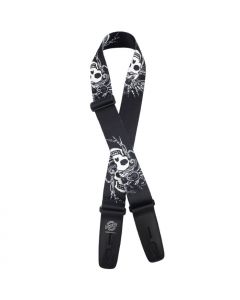 Lock-It Poly Plush Series Guitar Strap, 2" Wide - Medusa