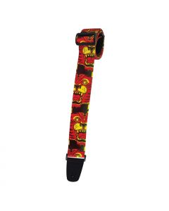 Henry Heller Artist Sublimination Series Guitar Strap, Tiger, HSUB2-59