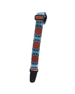 Henry Heller Artist Sublimination Series Guitar Strap, Sunburst, HSUB2-70