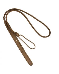 Henry Heller Ukulele/Uke Strap, Leather Braid, Brown, HP21B-BRN