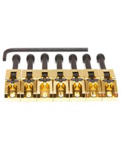 Graph Tech Floyd Rose Style 7-STRING String Saver Saddles, GOLD