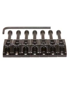 Graph Tech Floyd Rose Style 7-STRING String Saver Saddles Set, BLACK