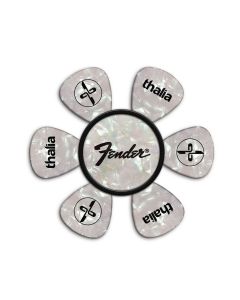 Thalia X Fender Pick Puck, Guitar Pick Holder, Mother of Pearl/Perine Logo