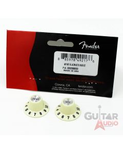 Genuine Fender '65 American Vintage Jazzmaster Hat Knobs Pair Set - 099-2086-000