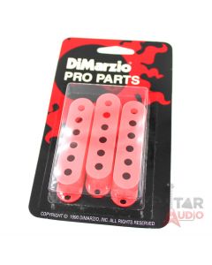 DiMarzio Pickup Covers, Set of (3) for Fender Strat/Stratocaster - PINK DM2001PK