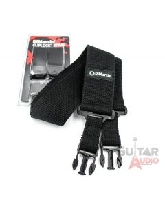 DiMarzio ClipLock Quick Release 2" Guitar Strap - BLACK COTTON, DD2200CBK