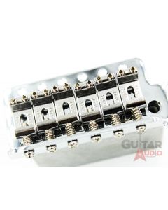 Genuine Fender Big Block High/Hi-Mass Mexican Strat Chrome Tremolo Bridge w/Logo