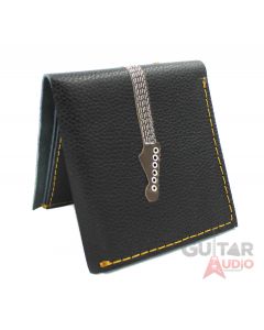 AXE HEAVEN Genuine Leather Yellow ST Electric Guitar Player Wallet Gift, GW-009