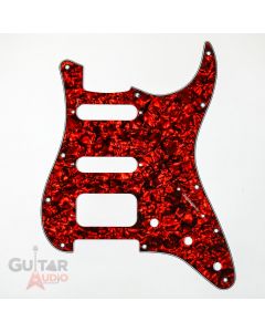 D'Andrea Pro Stratocaster HSS 11-Hole Pickguard- Orange Pearl, DPP-ST-ORP-HSS