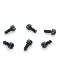 Schaller Germany LockMeister/Floyd Rose Saddle Mounting Screws, M3x8, Black