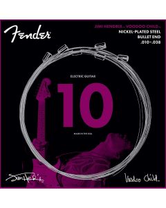 Fender Jimi Hendrix Voodoo Child BULLET-END NPS Electric Guitar Strings, 10-38