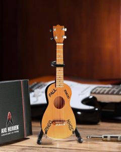 AXE HEAVEN Fab Four Classic MINIATURE Soprano Ukulele/Uke Display Gift