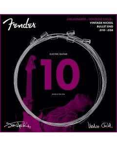 Fender Jimi Hendrix Voodoo Child BULLET-END NICKEL Electric Guitar Strings 10-38