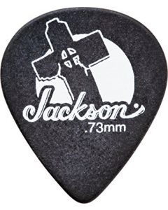 Genuine Jackson 551 Black Cross .60mm (Thin) Guitar Picks - 12 Picks (Dozen)