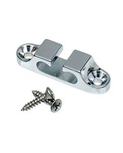 Hipshot 405100C 2-String Retainer/String Guide for Bass - CHROME with Screws